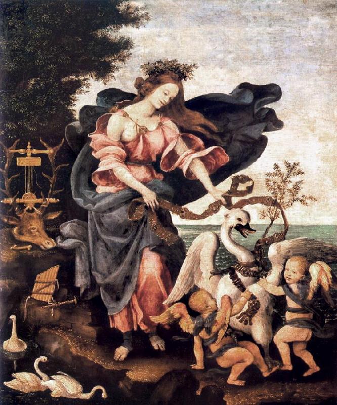 LIPPI, Filippino Allegory of Music or Erato sg Germany oil painting art